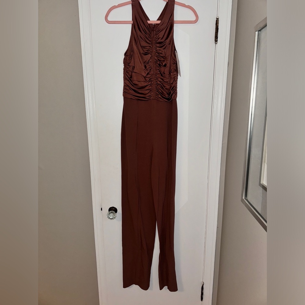 Et Ochs Xavier Ruched Straight Leg Jumpsuit - Picture 4 of 9